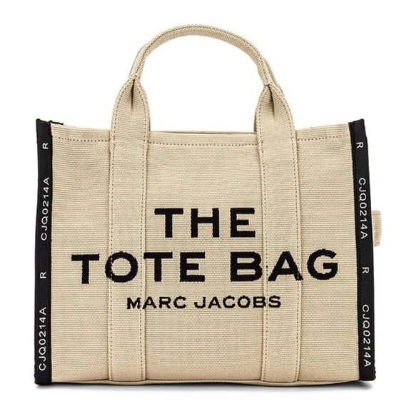 Marc Jacobs Handbags - LIKE NEW Marc Jacobs The Jacquard Medium Tote Bag in Warm Sand BEIGE REVOLVE